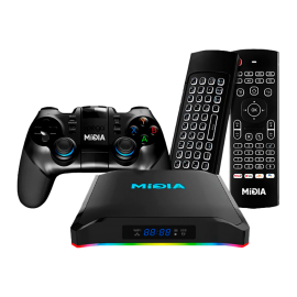 Midia Max 2 Gamer 8K/ 32 GB/ Wi-Fi/ e Bluetooth (COM CONTROLE DE GAME)