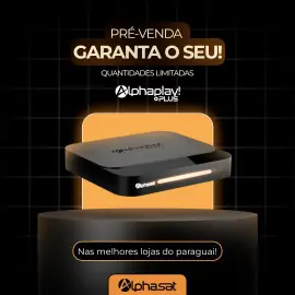 Alphaplay PLUS 4K Ultra HD IPTV + VOOD LANAMENTO